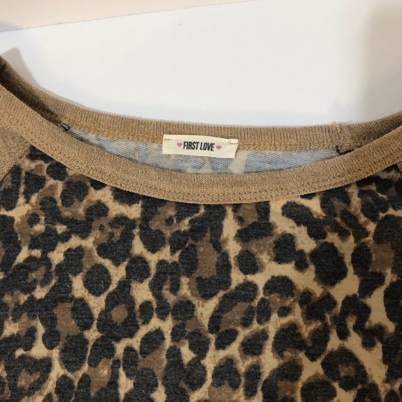 Sold  Love Leopard Print Top - Picture 3 of 6